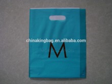 patch handle Biodegradable die cut plastic bag