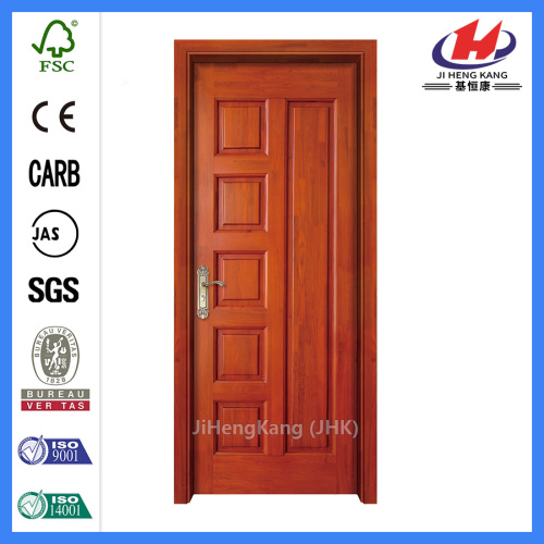 * JHK-010 6 Panel Cửa gỗ Cửa đôi bằng gỗ Cửa mới nhất Veneer Door Designs