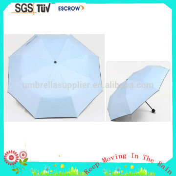 Customized antique korean style 3 section folding umbrella