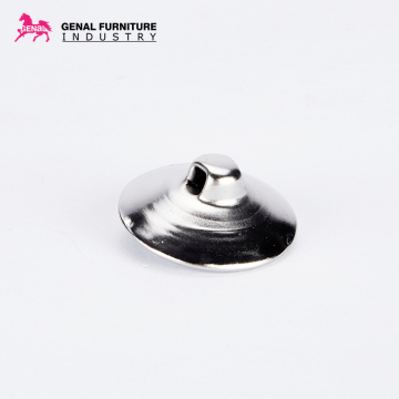 Shiny Crystal Stone Button Round Upholstery Sofa with Loop