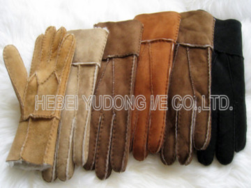 Genuine sheepskin gloves and mittens for adults