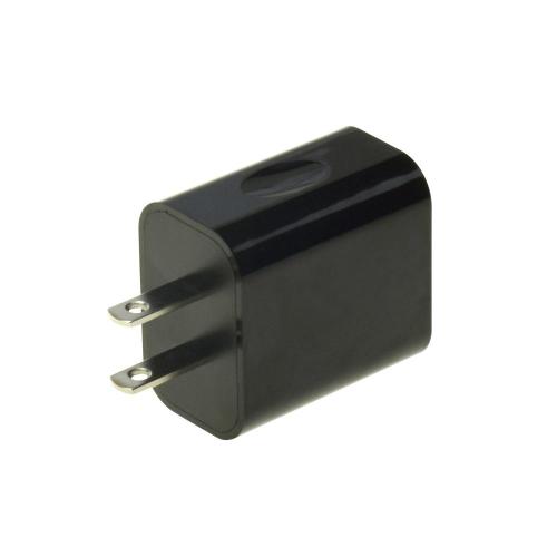 12 W USB Telefon Şarj Siyah USB Duvar Adaptörü