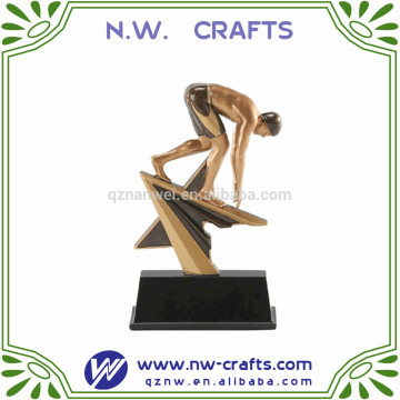 Hot sale sport awards resin cheap cup trophies
