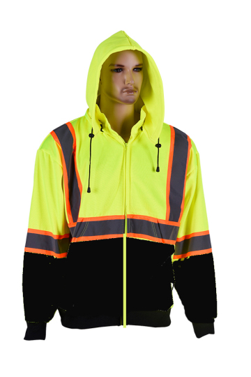 hi vis reflective safety custom biocolor sweatshirt