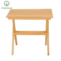 Natural Color Wooden Folding Portable Wood Table