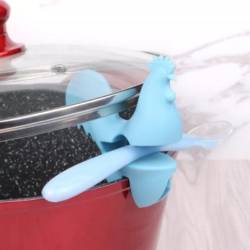 Ferramentas de cozinha Silicone Rooster Shape Pot Clipes