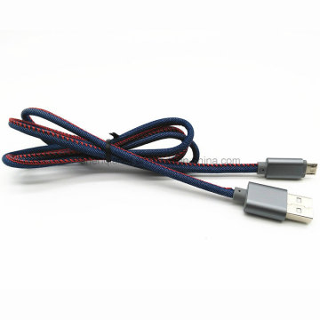 Denim Jeans USB Data Charge Cable for HTC