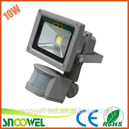 CE&rohs waterproof 10w pir led flood light