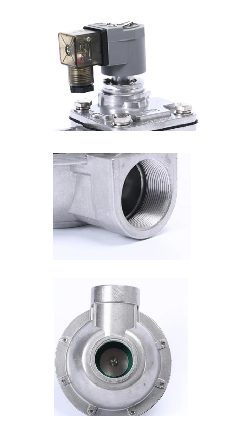 Imágenes detalladas del producto de DMF-Z-62S Control de diafragma solenoide de ángulo recto Válvula de inyección de impulsos Product detailed pictures of DMF-Z-62S Right Angle Solenoid Diaphragm Control Pulse jet valve