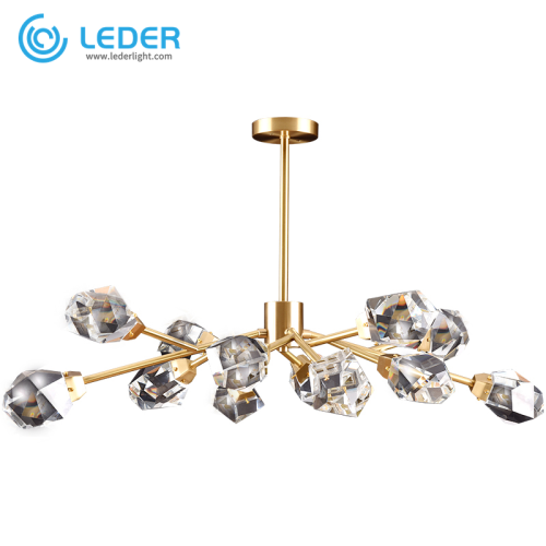 LEDER Crystal Ceiling Chandelier Light