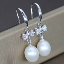 Wholesale Freshwater Pearl Fashion Dangling Earring