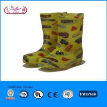 children PVC boots with cartoon print