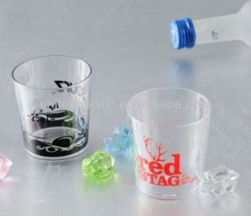 Plastic shot glasses