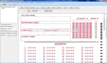 OMR /OCR/ ICR testing software