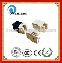China cat6/cat5e keystone jack cheap price rj45 cat6 wall jack male utp rj45 keystone jack rj45