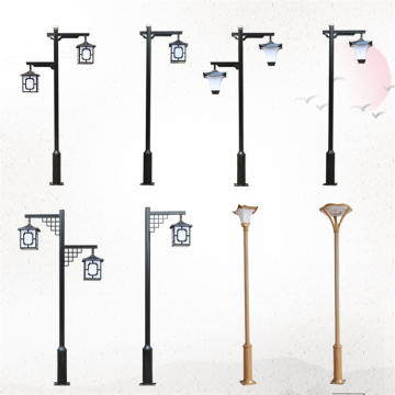 3m 4m Outdoor LED Antique Lamp