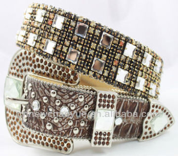 fashion western cowgirl rhinestone belt