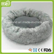 Grey Antibacterial Plush Pet Bed Pet House