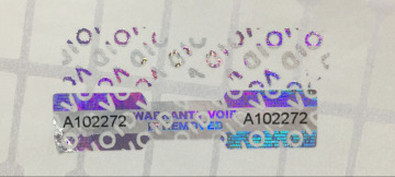 Custom 3d Hologram Void Warranty Stickers