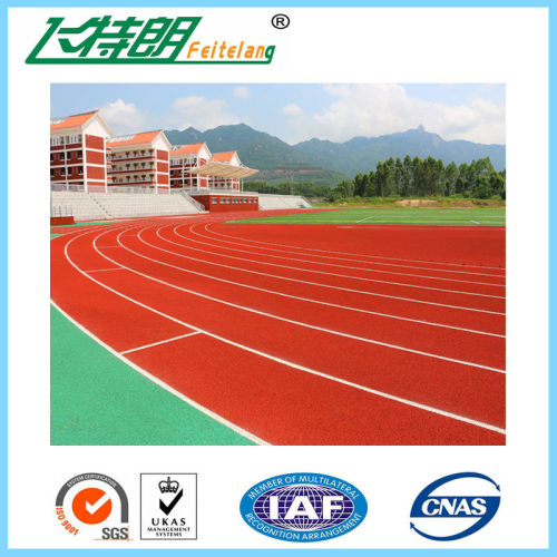 13MM Ventilated Athletic Running Tracks Recycled Tire Flooring Non toxic Eco - friendly Track