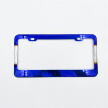 31x16cm Burn Blue Number Licence Plate Frame for Jaguar