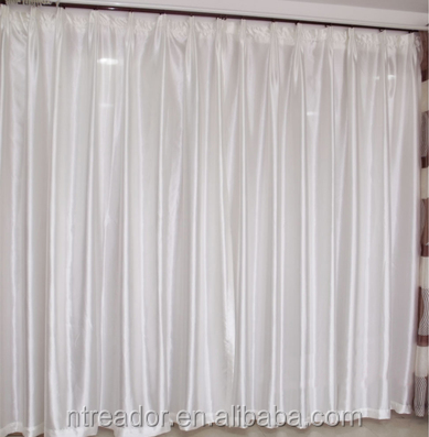 satin curtain wedding decoration living room decoration