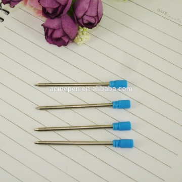 Custom size refill 53.5mm Mini metal pen refill cross style ballpoint pen refill for crystal pen stationery accessories