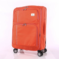 bright yellow suitcase strong fabric for heavy baggage