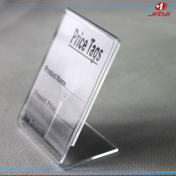JY-005China supplier wholesale acrylic price tag holder clip/price tag display/price tag clip