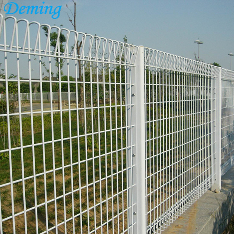 PVC Coated Roll Top BRC Welded Mesh Fence