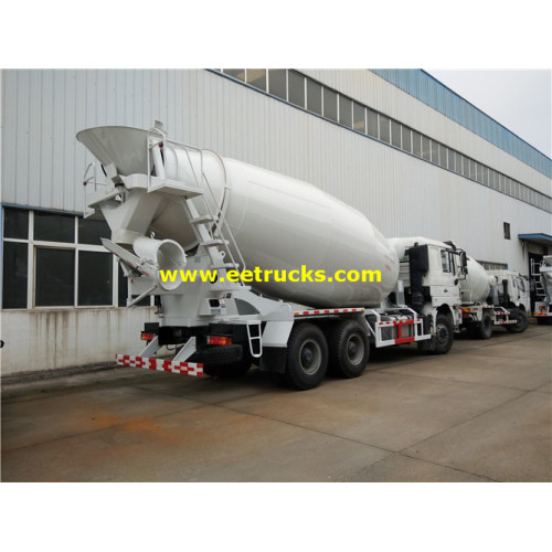 3000 Gallons SHACMAN Used Concrete Mixer Trucks