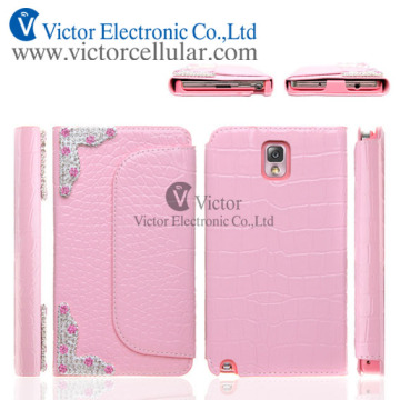 Fashion leather Flip Case for Samsug Galaxy Note 3