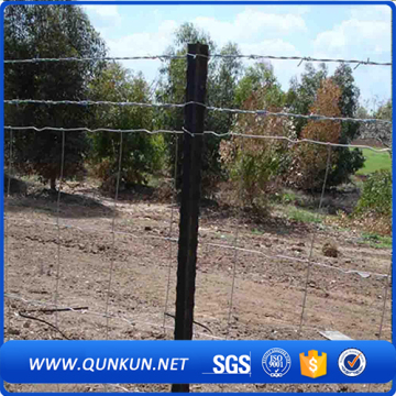 Galvanized woven cattle fence designs