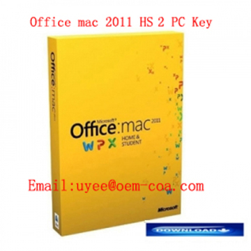 Office MAC 2011 Home and Student 2 User Key Download License