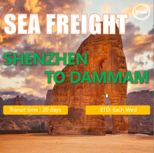 internation Sea Freight From Shenzhen To Dammam
