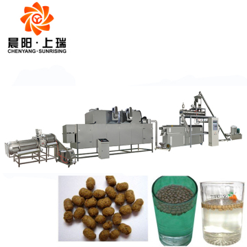 Floating fish food extruder fish food pellet machine