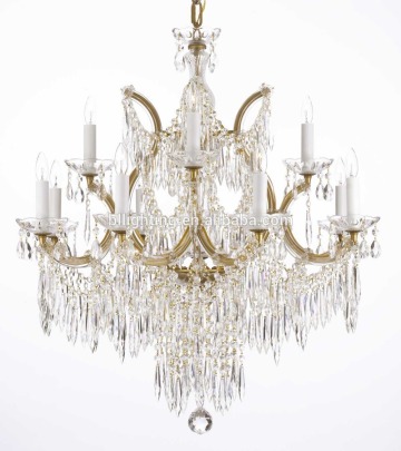 Small maria theresa crystal chandelier en bajo