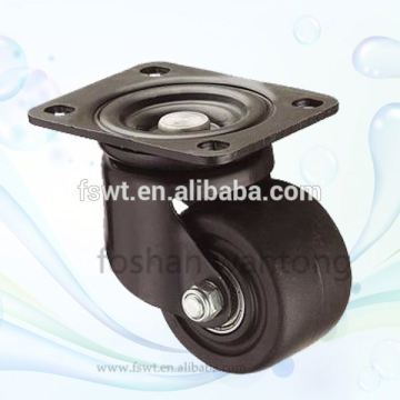 Low Gravity Nylon/PP Black Rubber Ball Caster