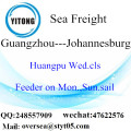 Guangzhou Port LCL Konsolidierung nach Johannesburg