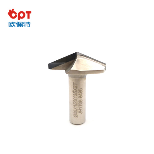 V shape PCD router bit 120 degree