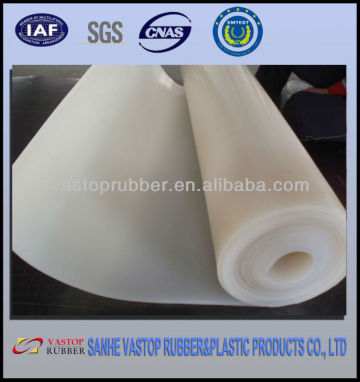 white silicon rubber sheet