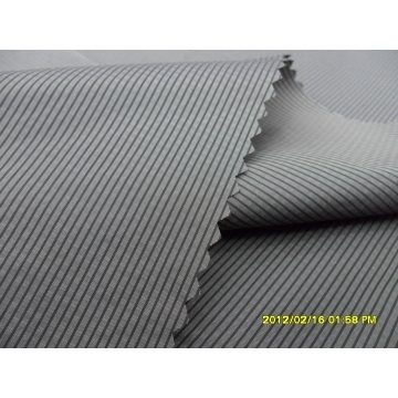 300T Polyester/Nylon Mixed Cross Stripe Fabric