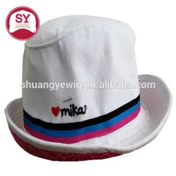 funny bucket hat,high quality bucket hat floral pattern,plain white cotton bucket hat