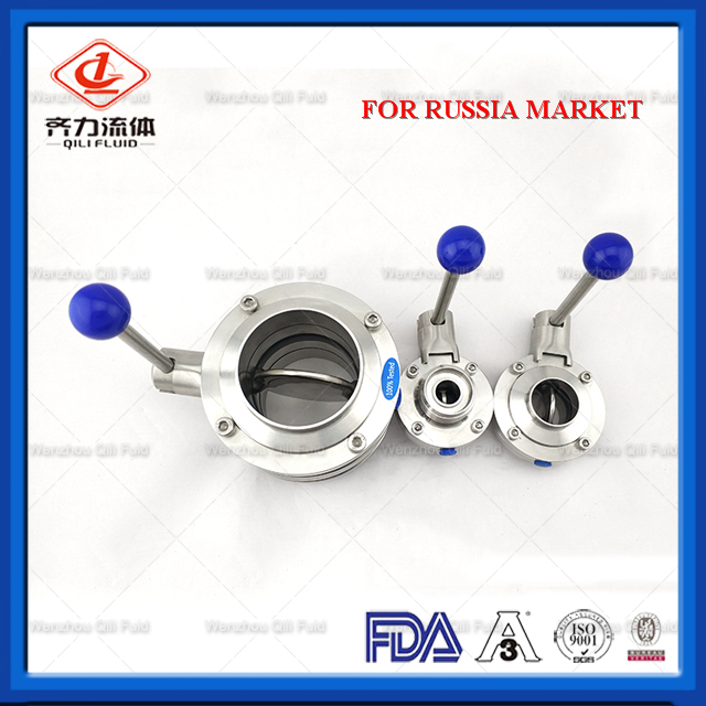 Sanitary Stainless Steel Butterfly Valve 140