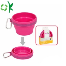 Custom Feeding Travel Food Silicone Collapsible Dog Bowl