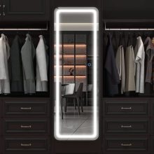 SINO Full Length Decorative Floor Mirror for Living Room