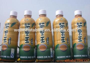 cheap inflatable bottle for promotion / inflatable water bottle / inflatable liquor bottle