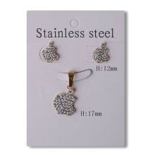 Fashion 18K Gold Plated Crystal Jewlery Set turkish gold jewelry sets for women