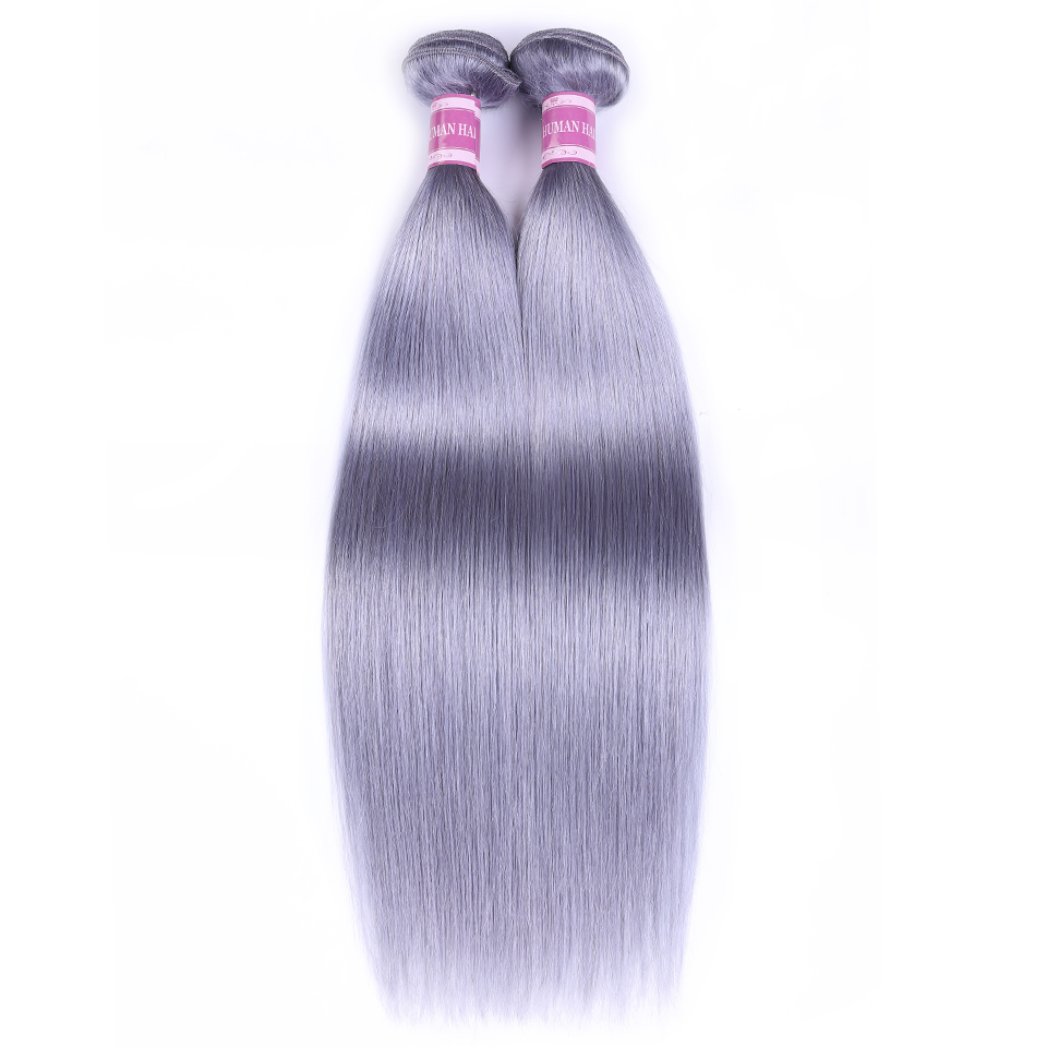 Remy Brazilian Hair WEAVING Machine Grey 10a Grade Human Hair Malaysian 100% Unprocessed Virgin Human Hair 1 Piece 6A 7A 8A 9A