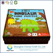 wholesale paper dinosaur cube puzzle
